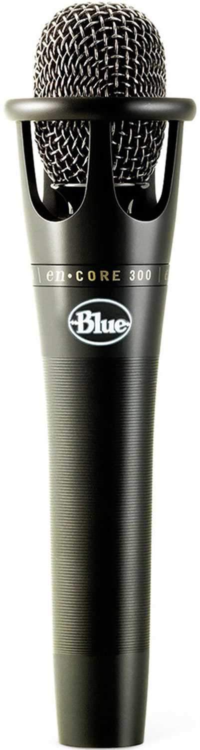 Blue enCore 300 Black Vocal Mic with Mogami XLR Cable - ProSound and Stage Lighting