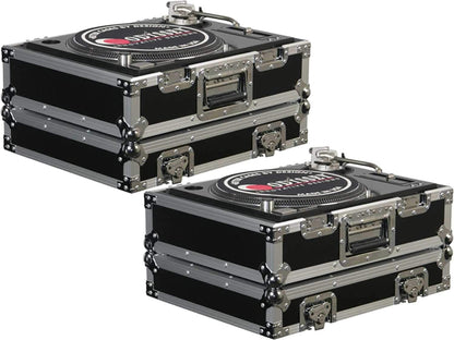 Odyssey FR1200E SL1200 Style Turntable Case Pair - ProSound and Stage Lighting
