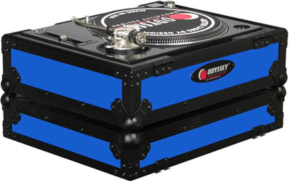 Odyssey FR1200BK Blue DJ Turntable Case 2-Pack - ProSound and Stage Lighting