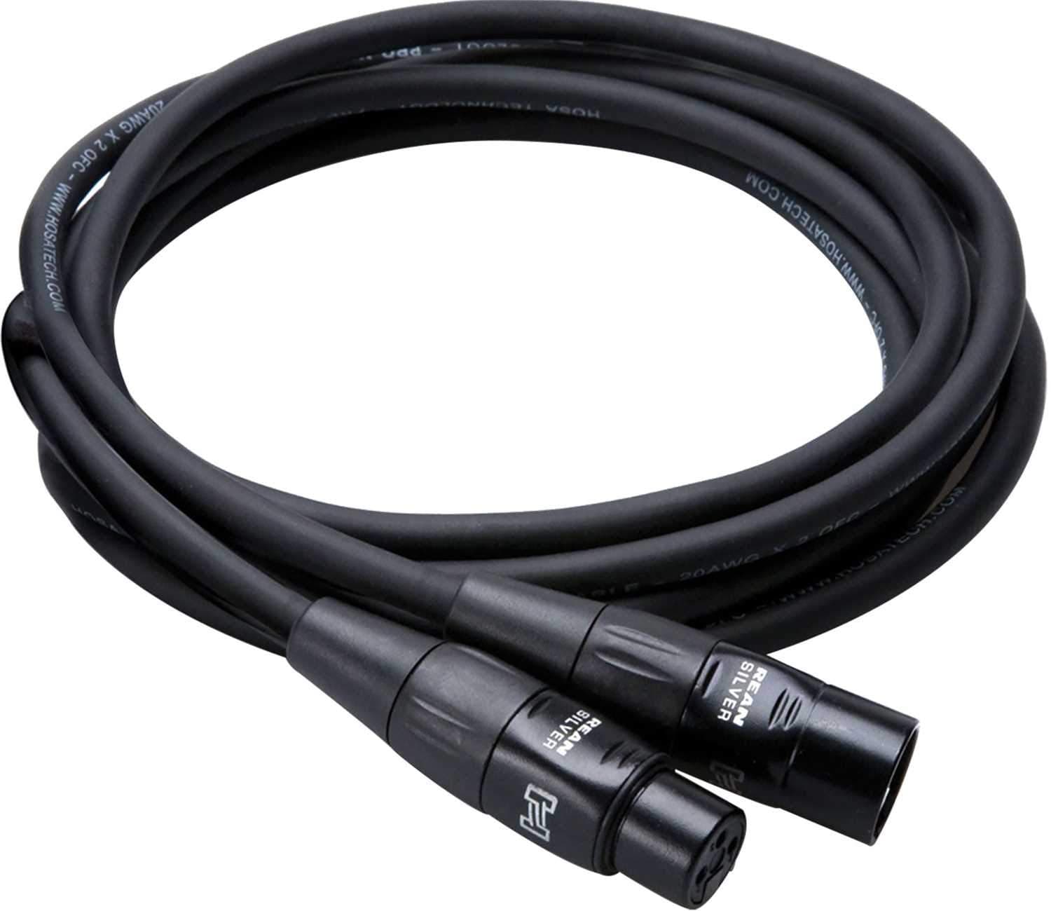 Hosa HMIC-100 100Ft Rean XLR Mic Cable 2-Pack - ProSound and Stage Lighting