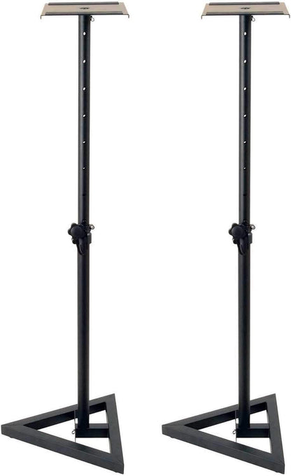 On-Stage Studio Monitor Stands with Large Platforms - ProSound and Stage Lighting