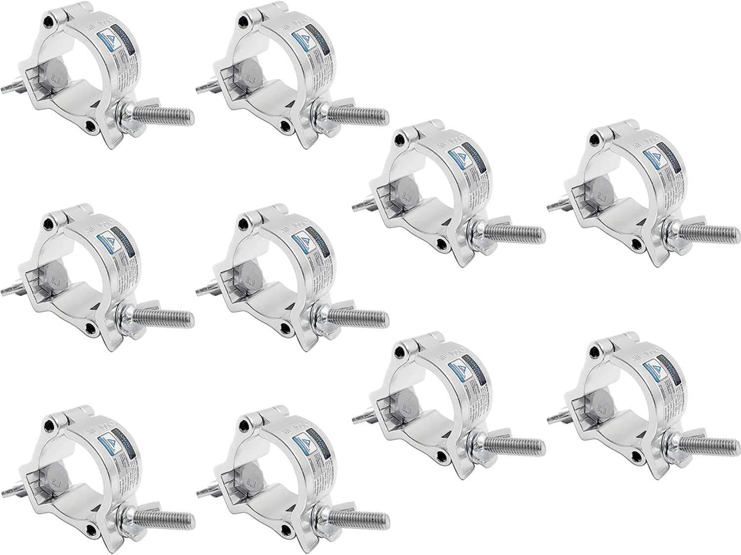 Global Truss Mini 360 1.5-Inch Wrap Around Clamp 10-Pack - ProSound and Stage Lighting