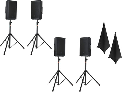 JBL Standard Speaker Stand 2-Pack with Black Scrims - ProSound and Stage Lighting