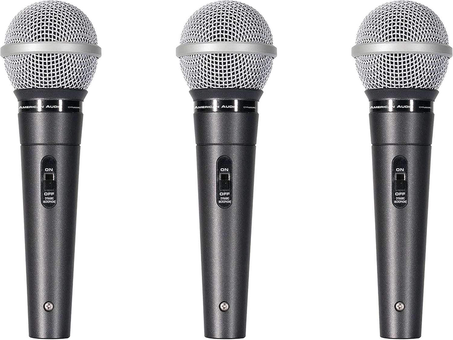 American Audio VPS-20 Dynamic Handheld Mic 3-Pack - ProSound and Stage Lighting