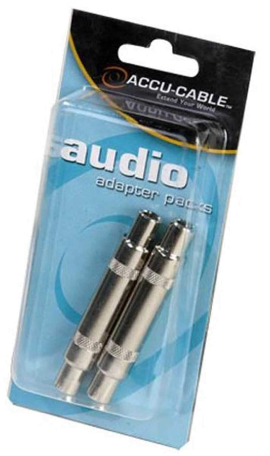 Accu-Cable ACQFQF Female 1/4 Female 1/4 Adapter - ProSound and Stage Lighting