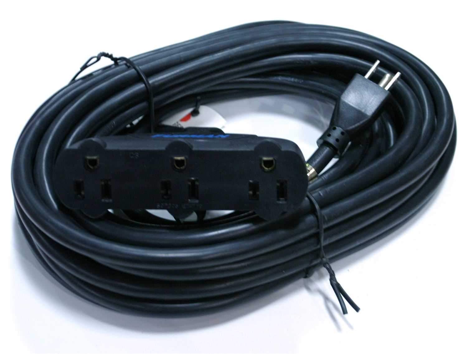 Furman ACX25 25Ft 3-Outlet 14G AC Extension Cord - ProSound and Stage Lighting