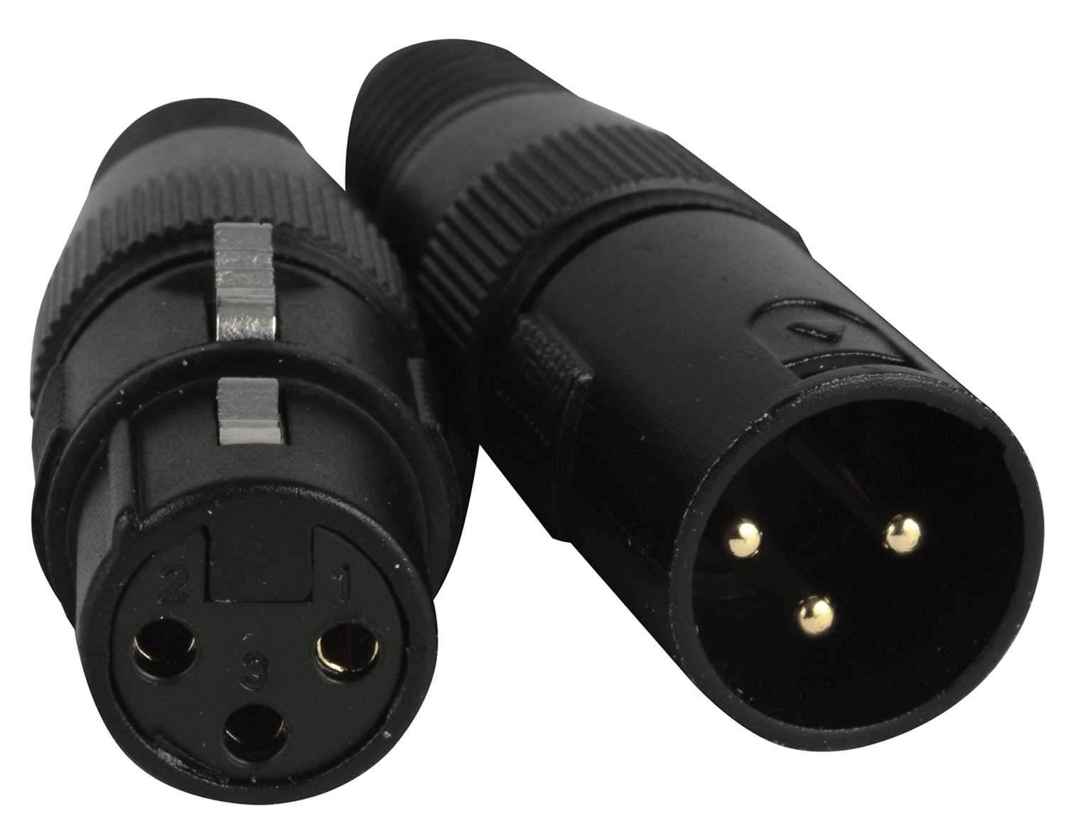 Accu-Cable 3-Pin Male & Female DMX Connector Pack - ProSound and Stage Lighting