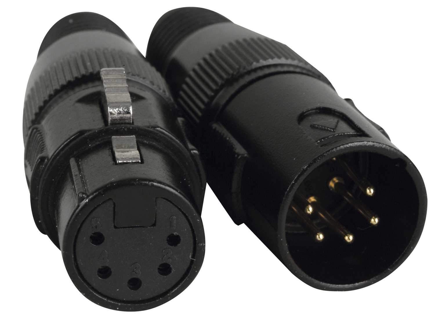 Accu-Cable 5 Pin Male Female DMX Connectors - ProSound and Stage Lighting