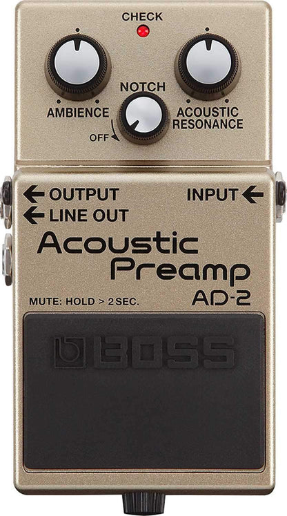 Boss AD-2 Acoustic Guitar Processor Pedal - ProSound and Stage Lighting