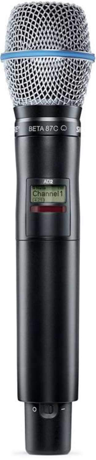 Shure AD2 Beta 87C Axient Handheld Transmitter - ProSound and Stage Lighting