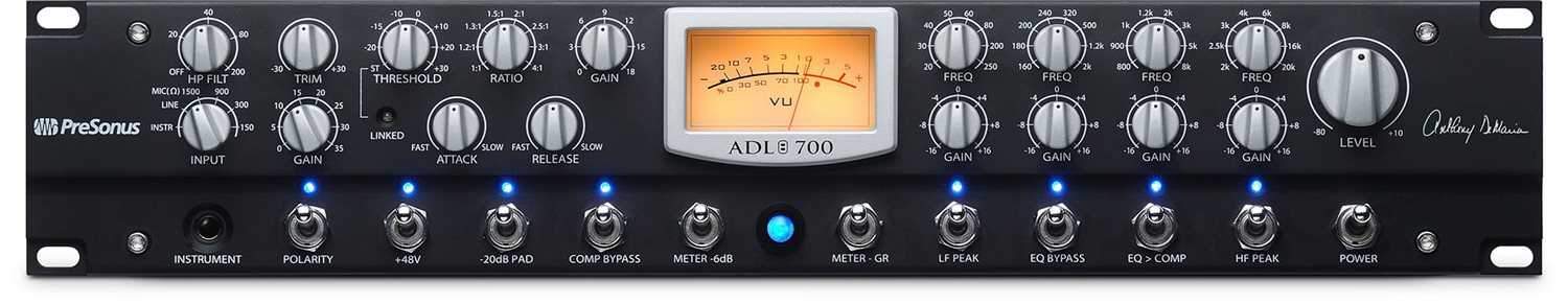 PreSonus ADL 700 High Voltage Tube Channel Strip - ProSound and Stage Lighting