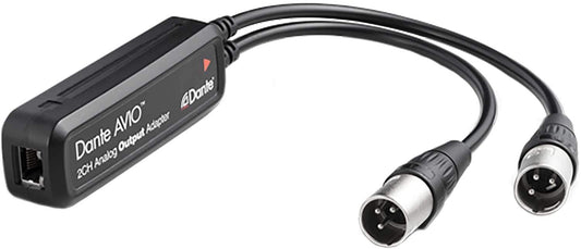 Audinate Dante Avio 2 Channel Output Adapter - ProSound and Stage Lighting