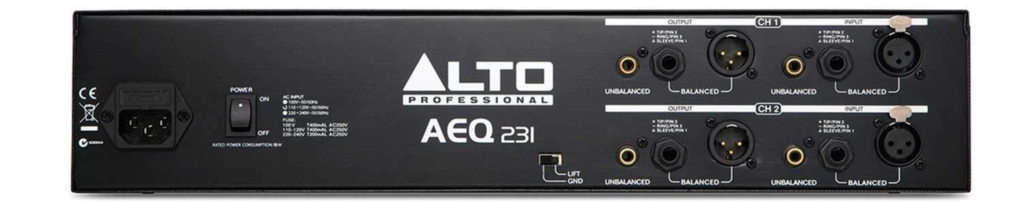 Alto Professional AEQ231 Stereo 31 Band Graphic EQ - ProSound and Stage Lighting