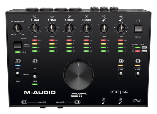 M-Audio AIR 192x14 8-In And 4-Out USB Audio Interface - PSSL ProSound and Stage Lighting