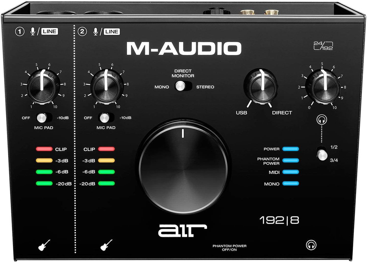 M-Audio AIR 192x8 2-In And 4-Out Audio MIDI Interface - PSSL ProSound and Stage Lighting