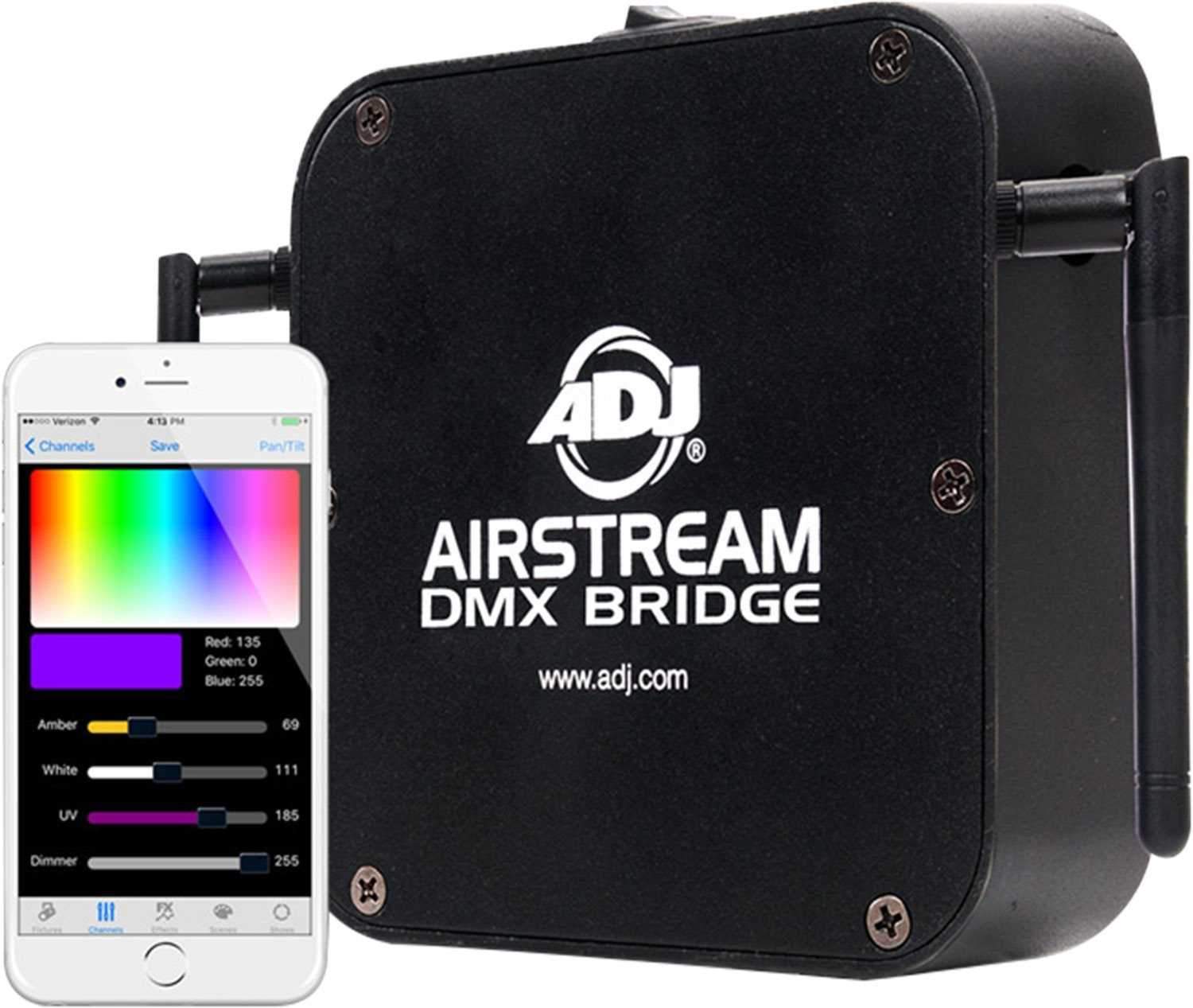 ADJ American DJ Airstream Bridge WiFi DMX Interface - ProSound and Stage Lighting