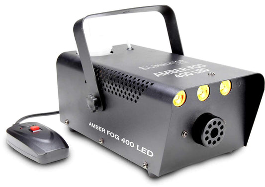 Eliminator Amber Fog 400 Fog Machine with 3x3W LEDs - ProSound and Stage Lighting