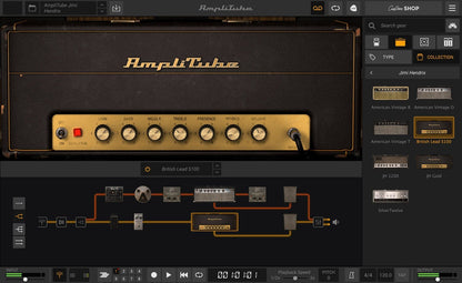 AmpliTube Jimi Hendrix Anniversary Amplifier Effects - PSSL ProSound and Stage Lighting