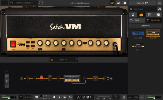 AmpliTube Joe Satriani Signature Collection - PSSL ProSound and Stage Lighting