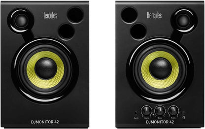 Hercules DJ Monitor 42 4-Inch Powered Studio Monitors - ProSound and Stage Lighting