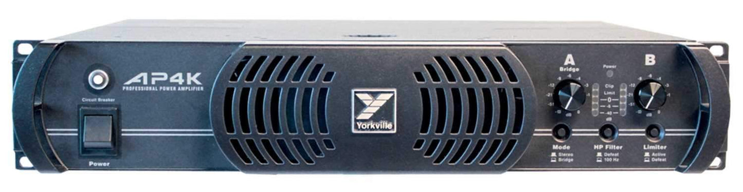 Yorkville AP4K Power Amplifier - ProSound and Stage Lighting