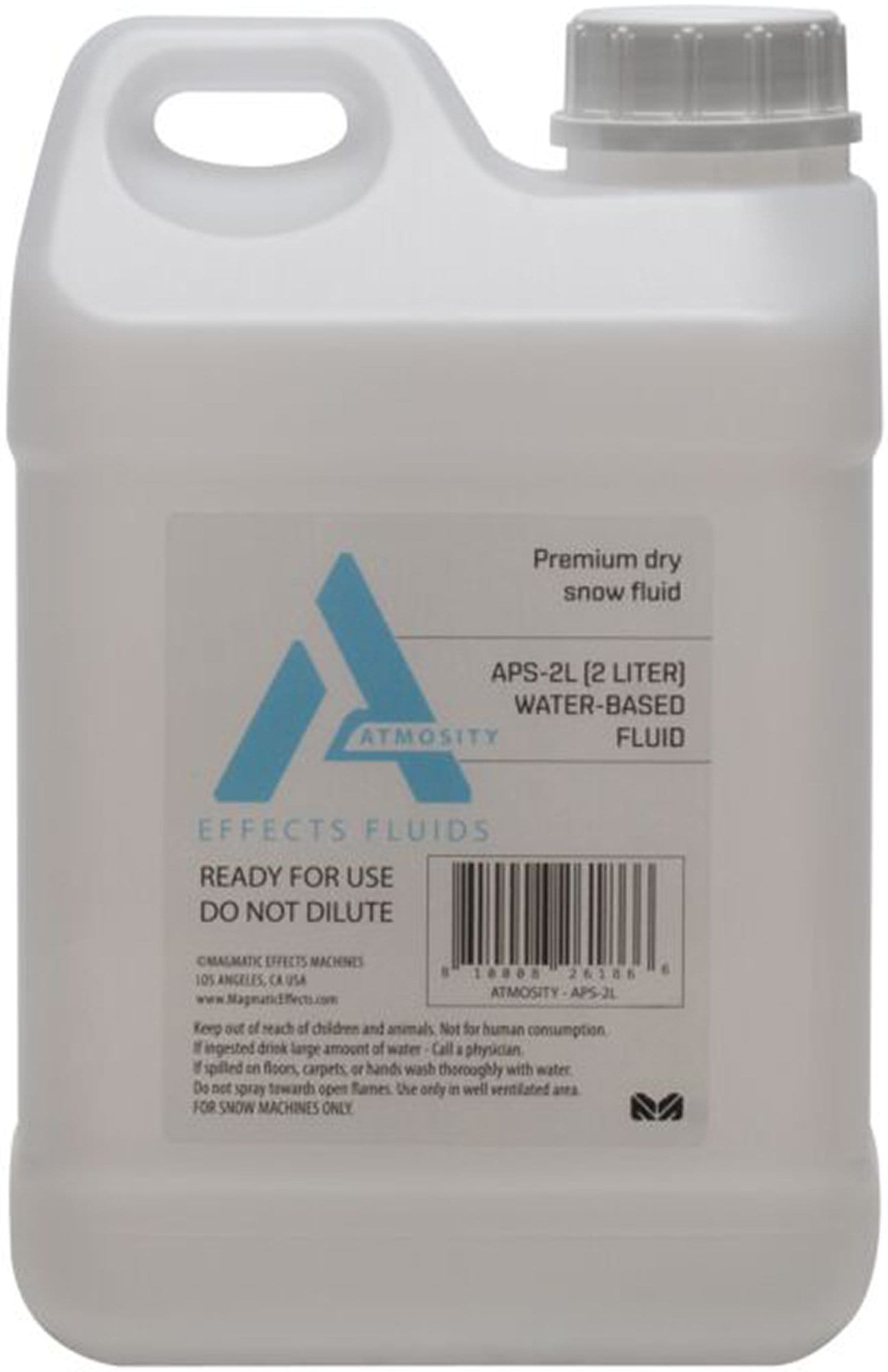 Magmatic APS-2L Premium Dry Snow Fluid 2 Liters - ProSound and Stage Lighting