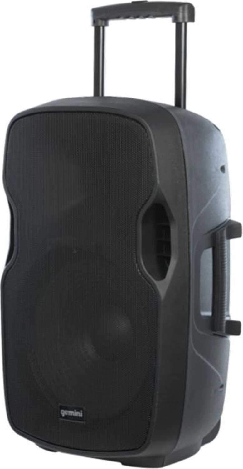 Gemini AS-15TOGO 15-inch Powered Portable Bluetooth Speaker - ProSound and Stage Lighting