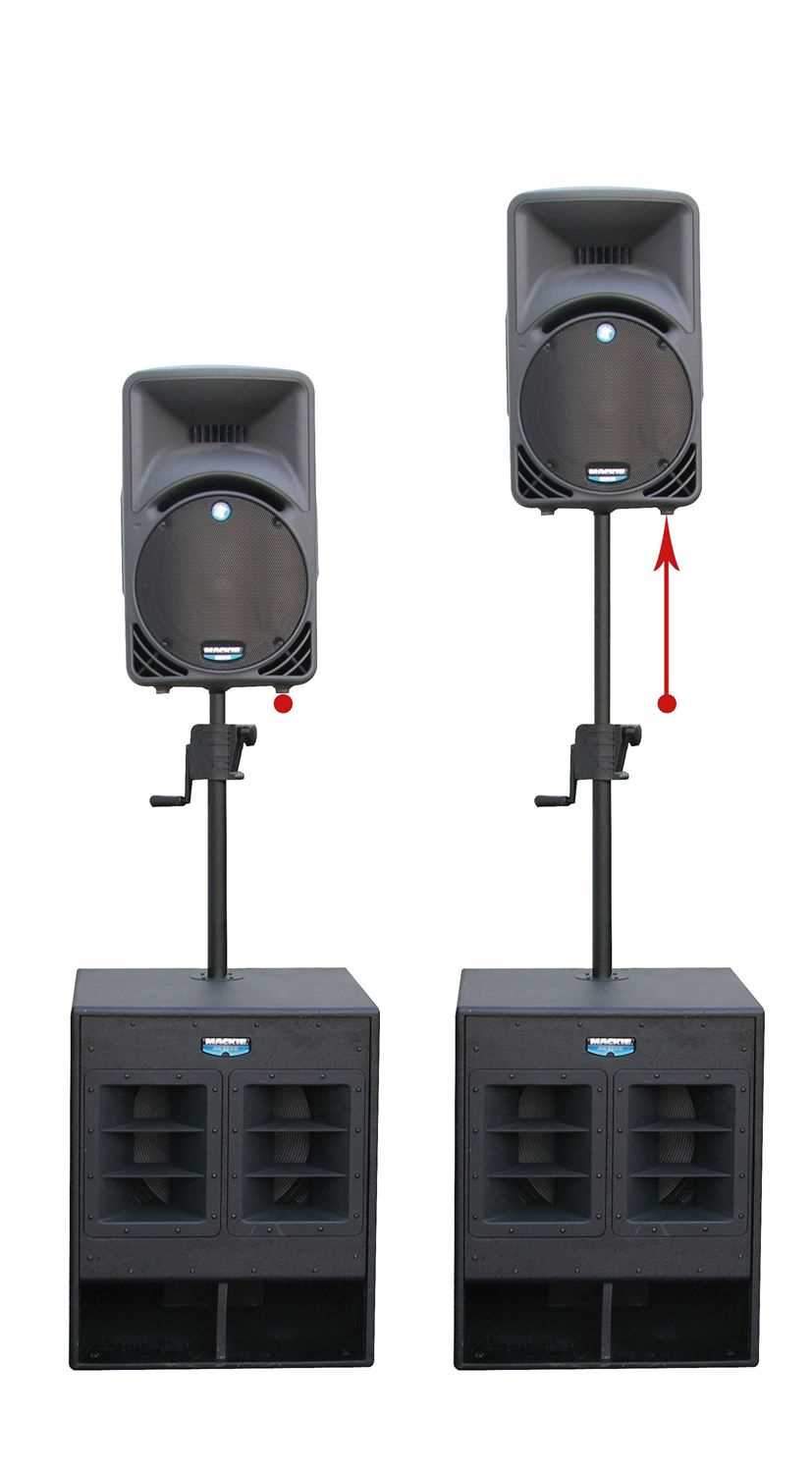 Odyssey ASCE42 Crank Speaker Extension Pole - ProSound and Stage Lighting