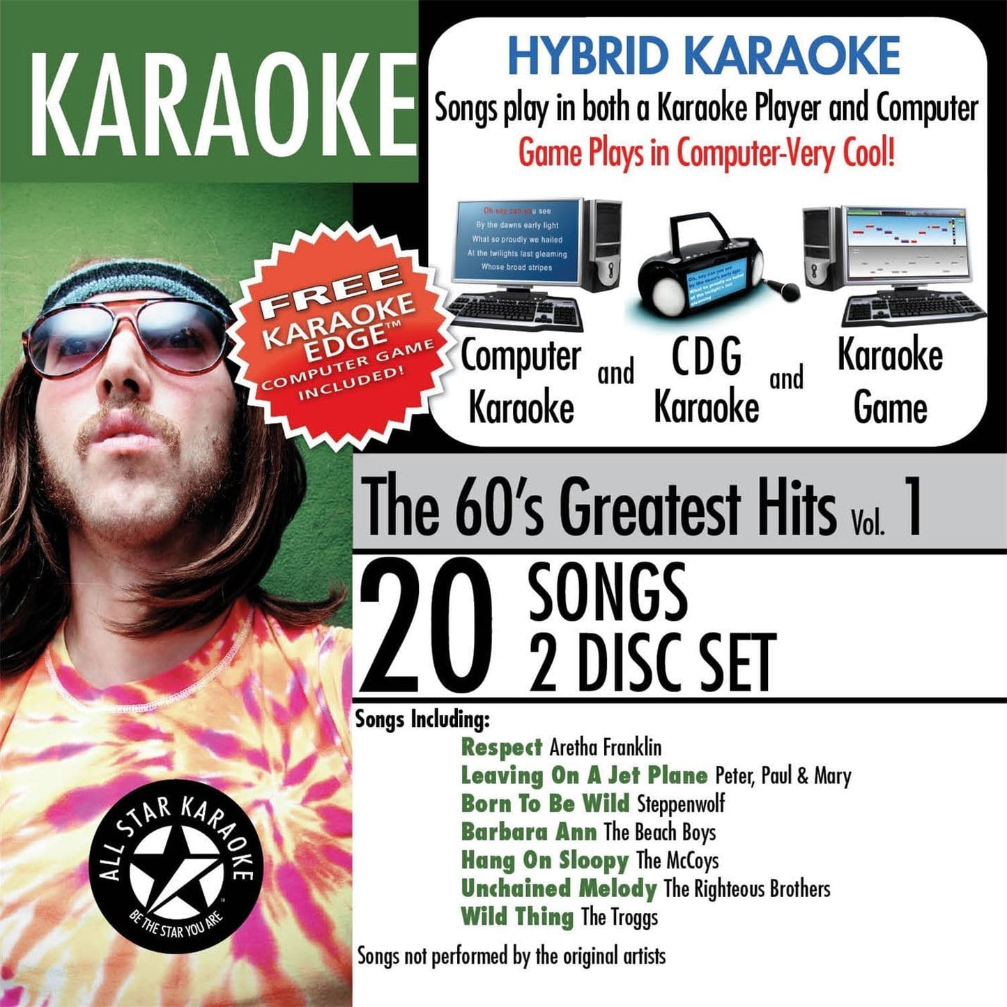 All Star Karaoke ASK-102 60'S Hit Song Pack - ProSound and Stage Lighting