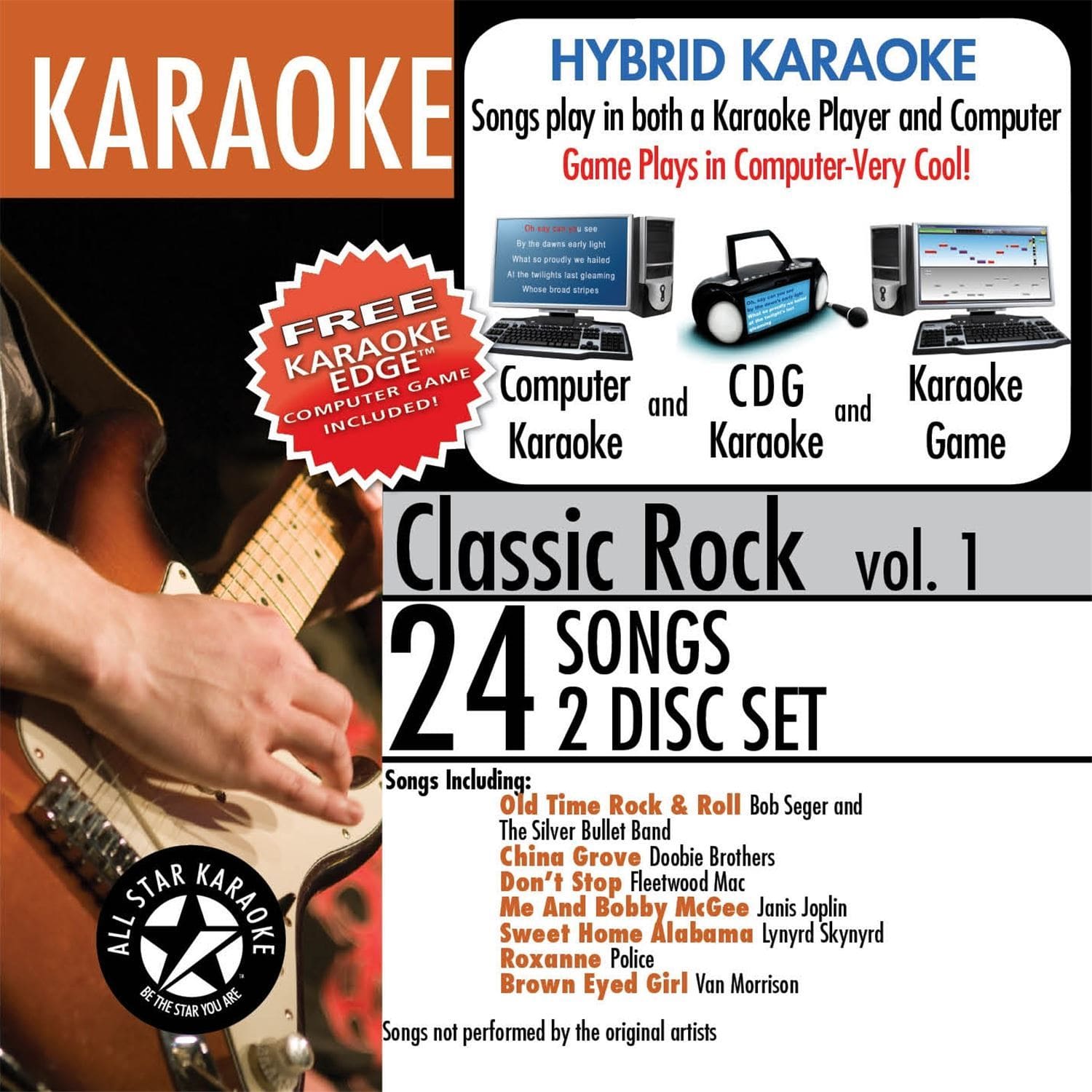 All Star Karaoke ASK-47 Classic Rock Song Pack - ProSound and Stage Lighting