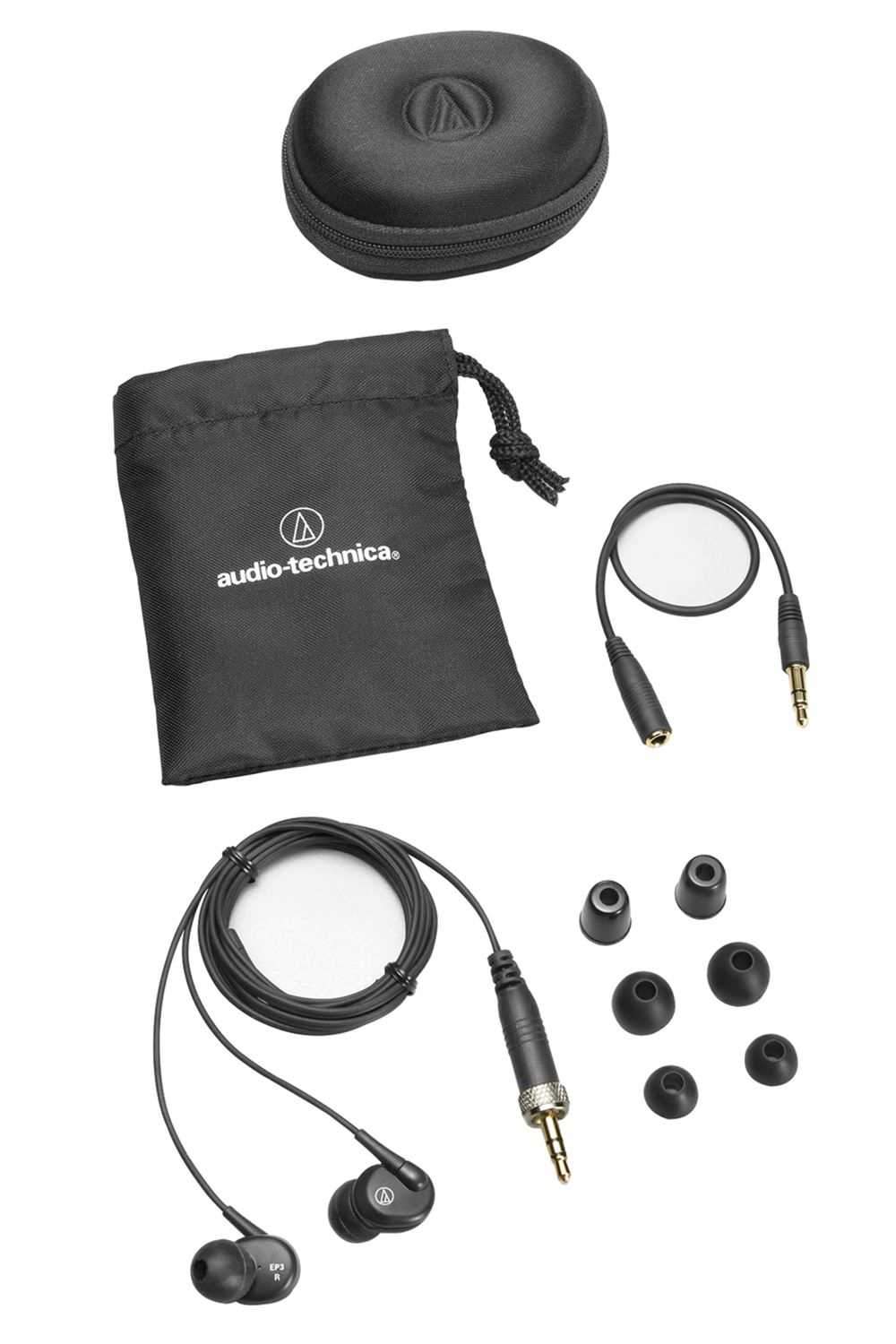 Audio Technica EP3 In Ear Headphones For M2 or M3 - ProSound and Stage Lighting