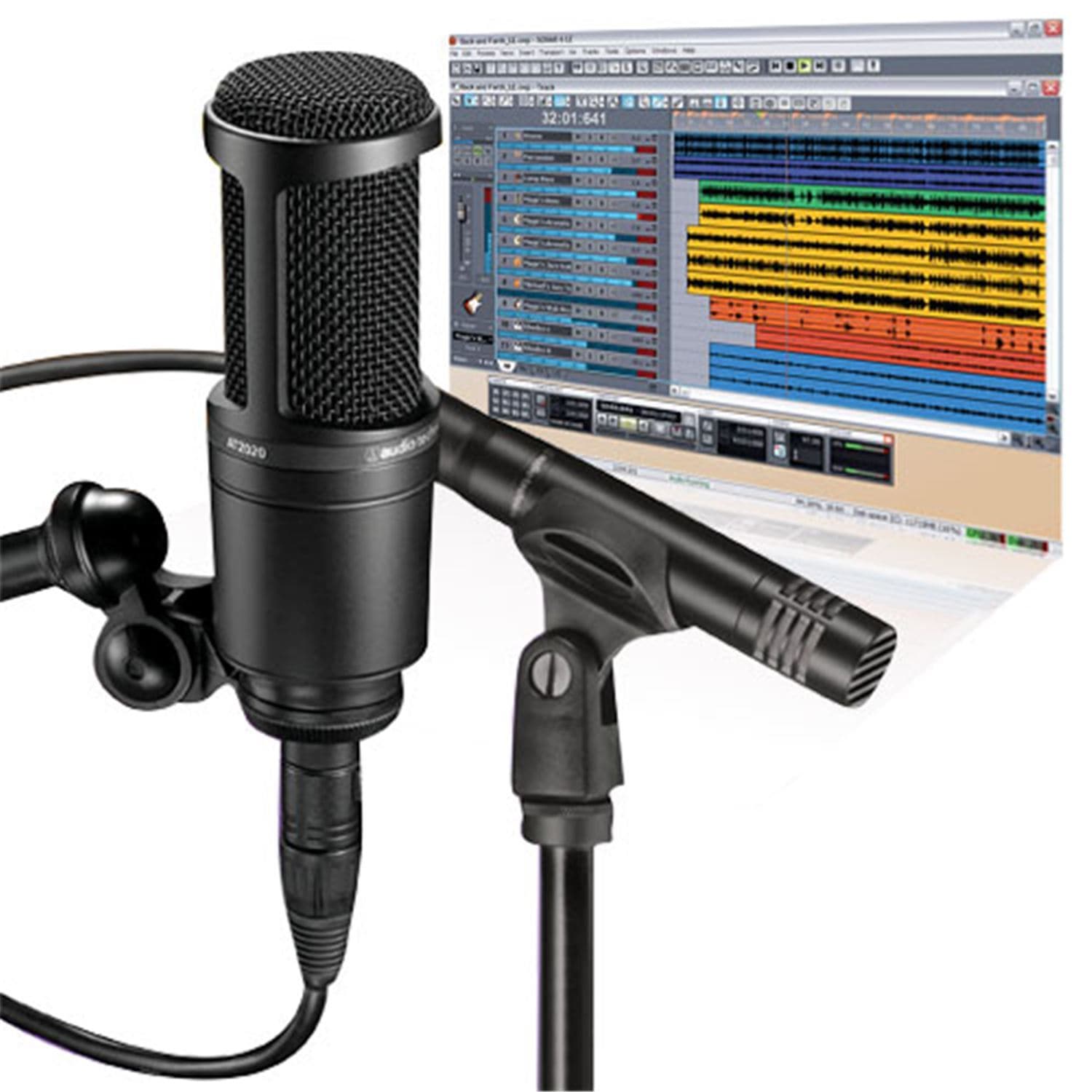 Audio Technica AT2041SP Studio Mic Package - ProSound and Stage Lighting