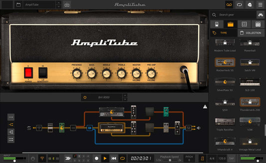 AmpliTube 5 Ultra Realistic Guitar Amplifier Modeling - PSSL ProSound and Stage Lighting