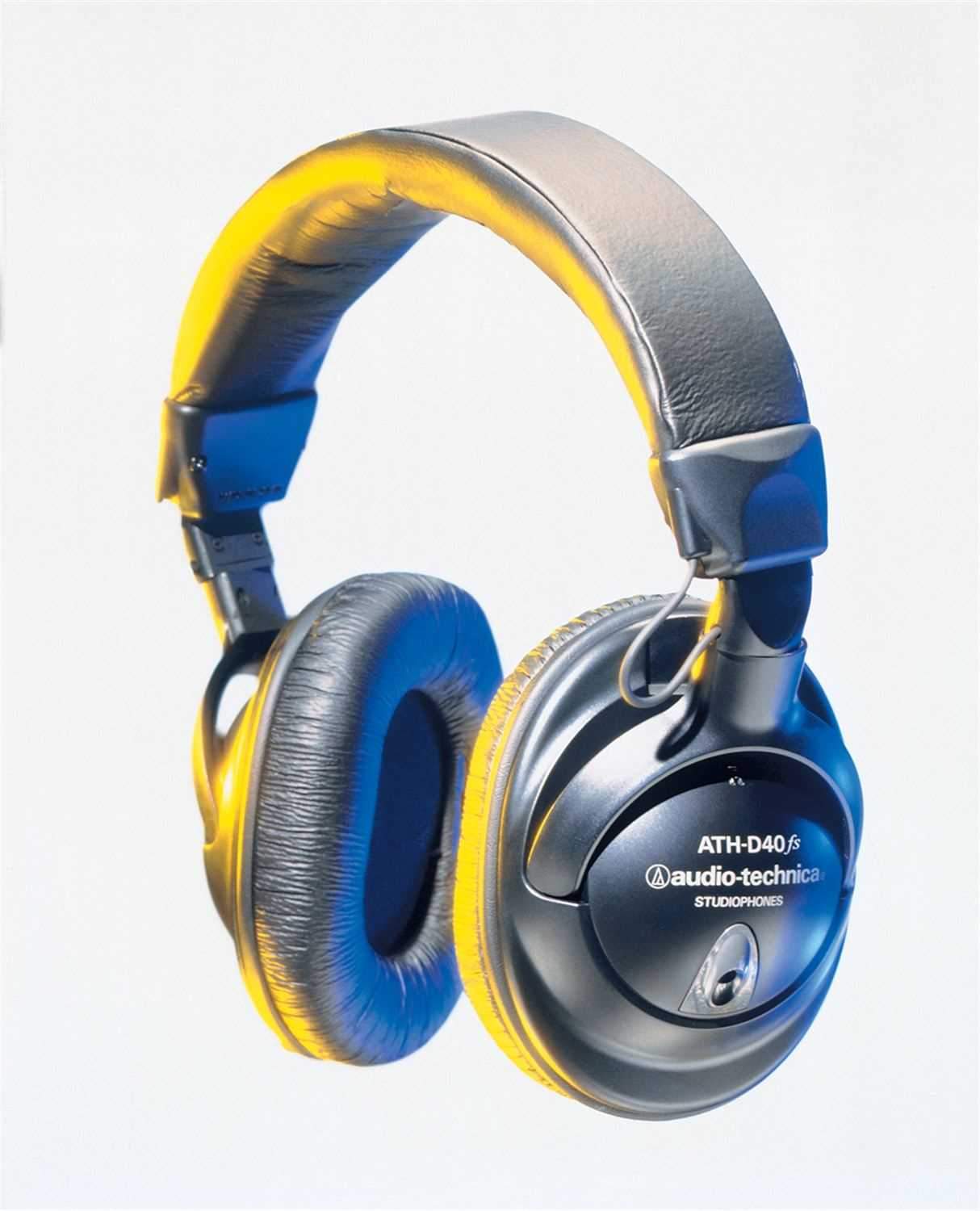Audio Technica ATHD40 Big Bass Studio Headphones - ProSound and Stage Lighting