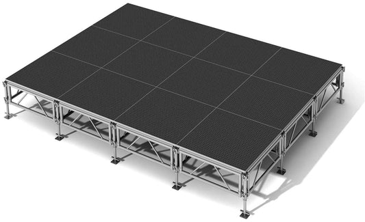 All Terrain ATSTAGE121648 12 Ft x 16 Ft Stage System - ProSound and Stage Lighting
