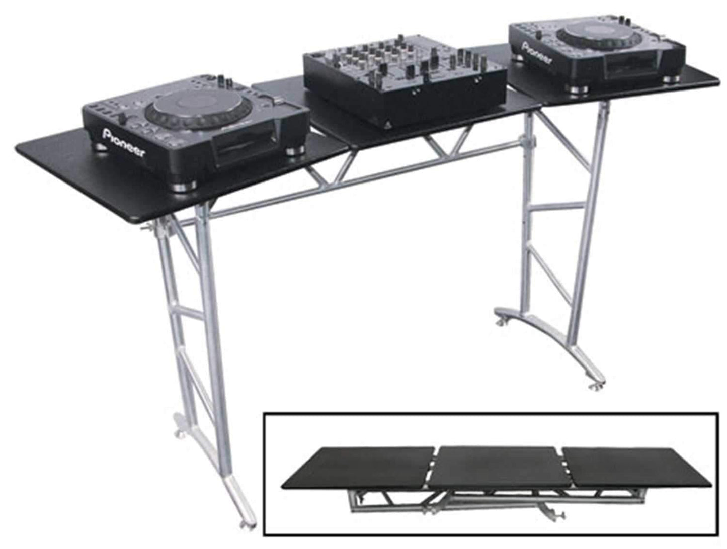 Odyssey ATT2 Folding Truss Style DJ Table - ProSound and Stage Lighting