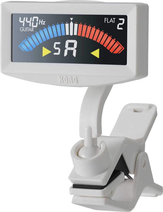 Korg AW4GWH Pitchcrow Clip-On Tuner - ProSound and Stage Lighting
