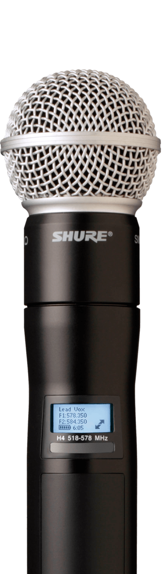 Shure AXT200/SM50 Wireless Handheld Transmitter G1 Frequency UHF 470-530 Mhz - ProSound and Stage Lighting