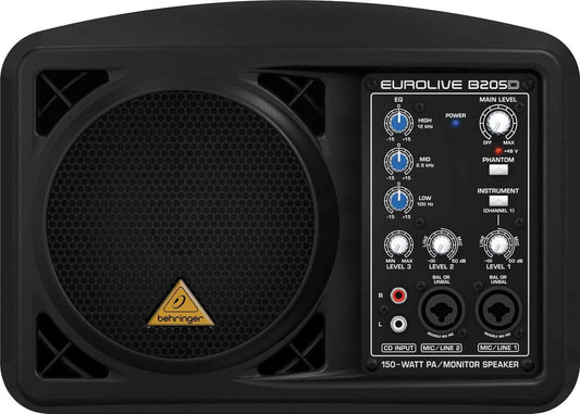 Behringer Eurolive B205D Powered Monitor Speaker - ProSound and Stage Lighting