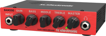 TC Electronic Bam200 200 Watt Bass Head Amp - ProSound and Stage Lighting