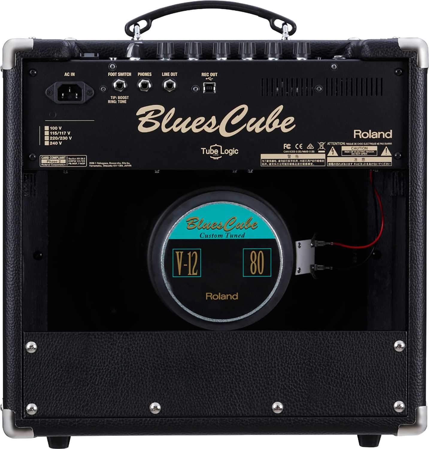 Roland BC-HOT-BK Black Blues Cube Hot Combo Guitar Amplifier - ProSound and Stage Lighting