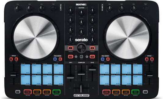 Reloop BeatMix 2 MK2 2-Channel DJ Controller for Serato - PSSL ProSound and Stage Lighting