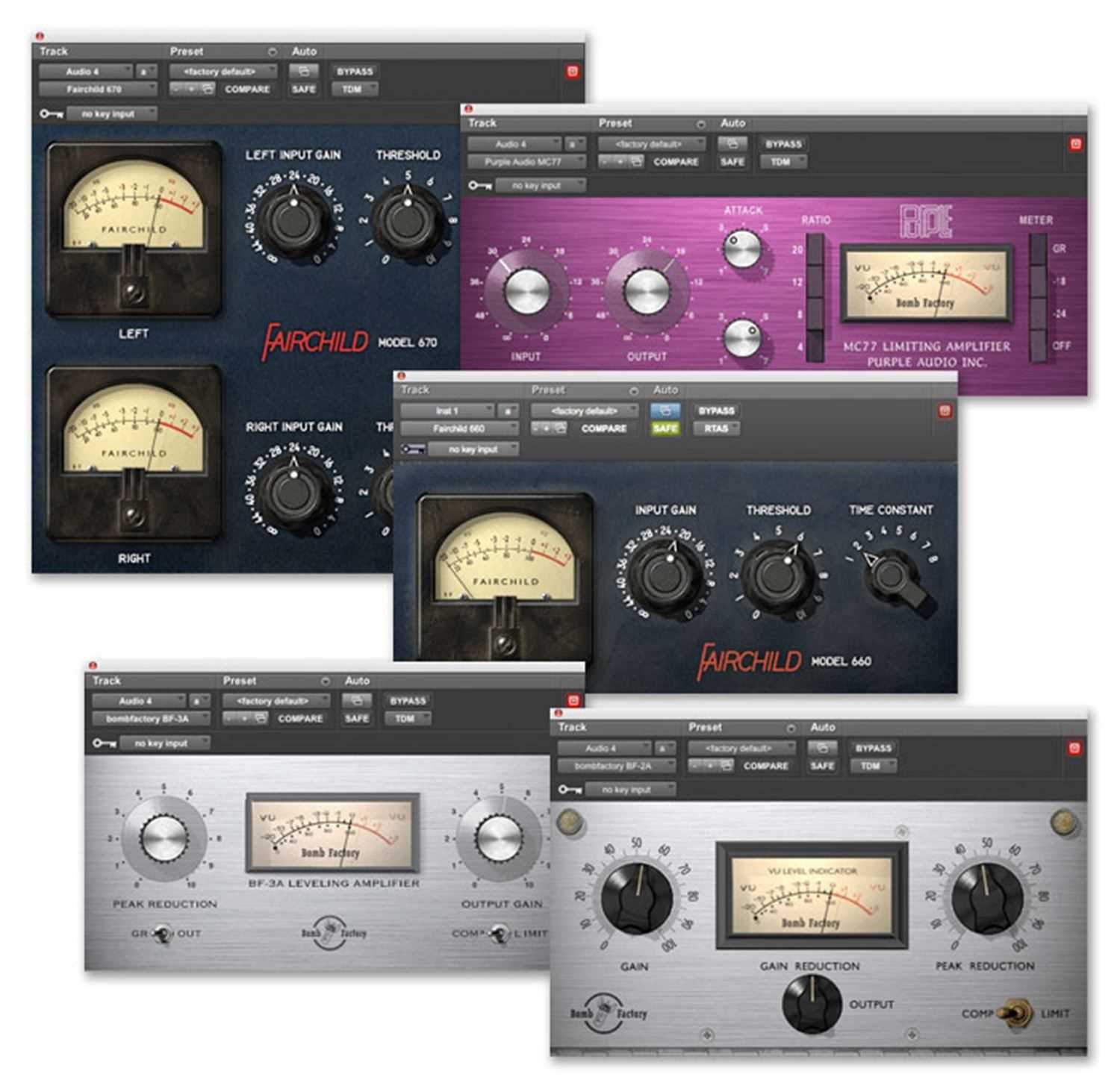 Avid Bomb Factory Classic Compressors Bundle - ProSound and Stage Lighting