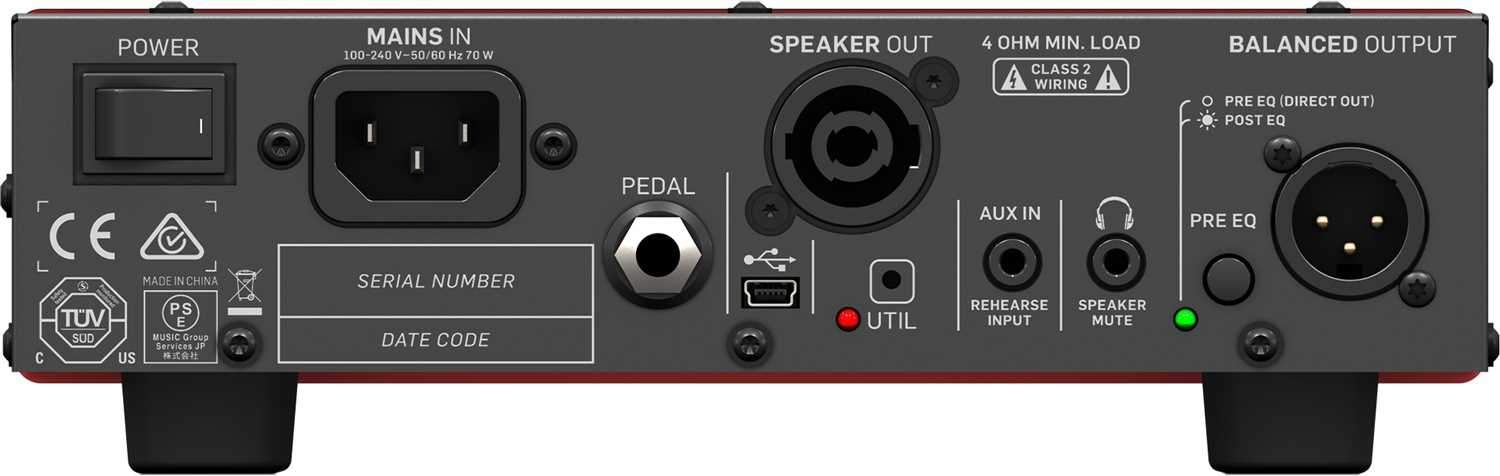 TC Electronic BH250 250-Watt Micro Bass Amplifier - ProSound and Stage Lighting