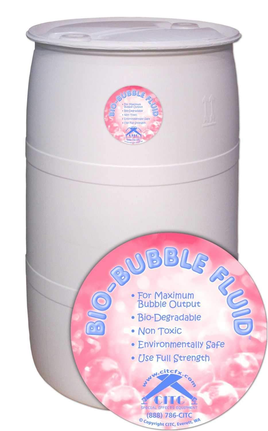 CITC Bio-Bubble Fluid for Thicker Bubbles 55 Gal - ProSound and Stage Lighting