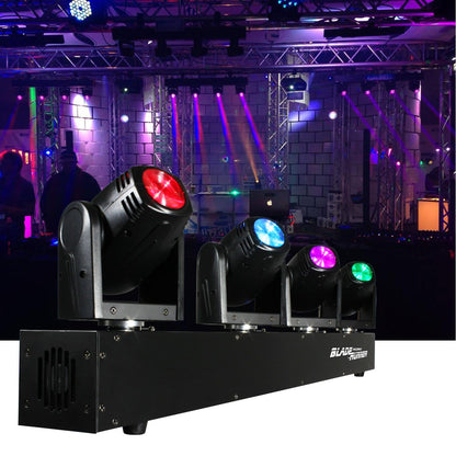 Blizzard BladeRunner RGBW 4x Moving Head LED Light - ProSound and Stage Lighting