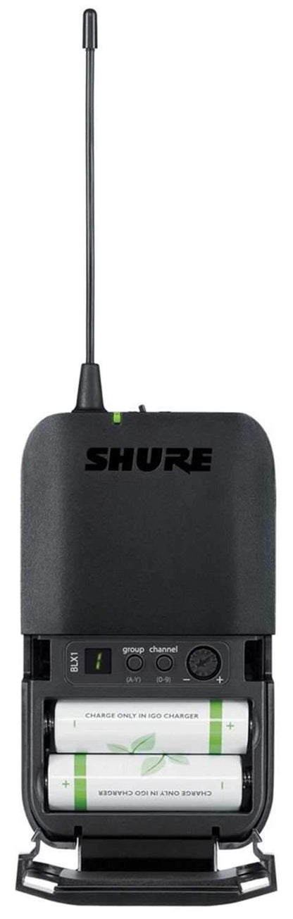 Shure BLX14RW93 Wireless Lavalier Syst with Wl93 H10 - ProSound and Stage Lighting