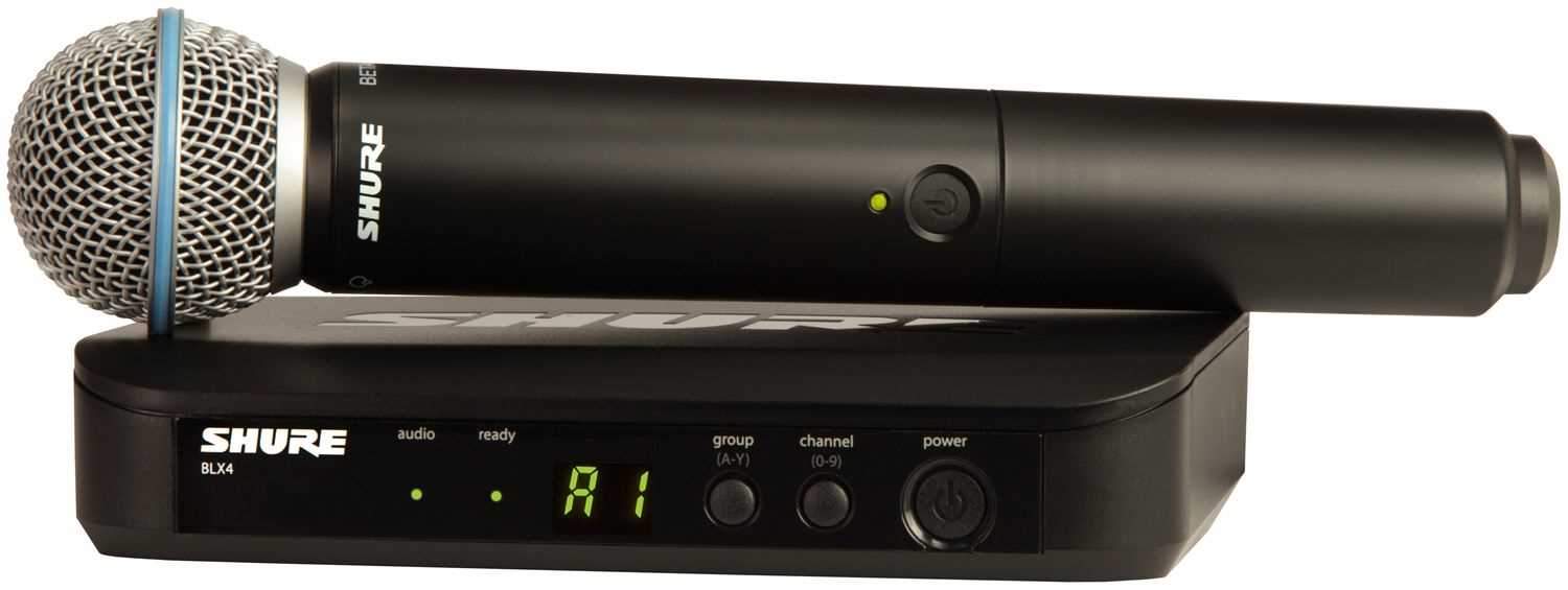 Shure BLX24 Wireless Handheld Mic System w Beta58 - ProSound and Stage Lighting