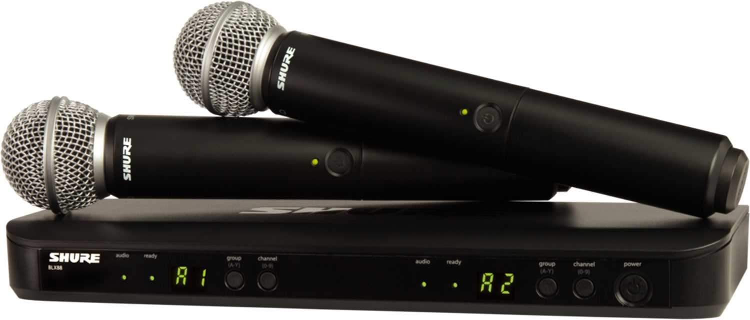 Shure BLX288/SM58 Dual SM58 Wireless Vocal System - ProSound and Stage Lighting