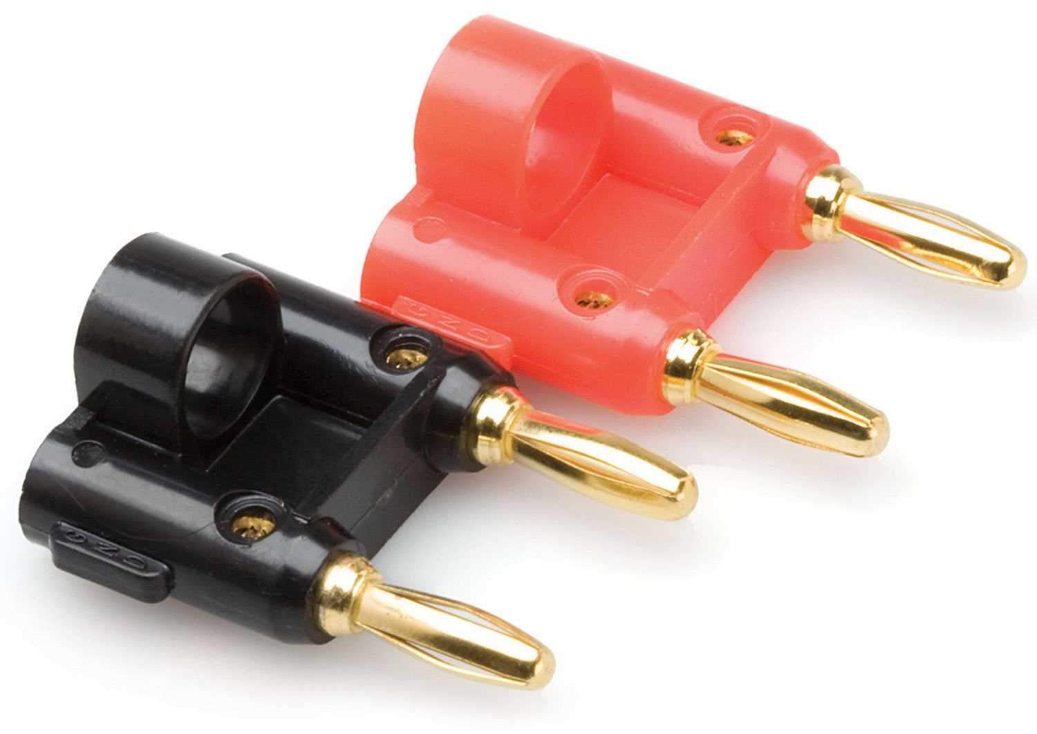 Hosa Dual Banana Connector - 2 pc - ProSound and Stage Lighting